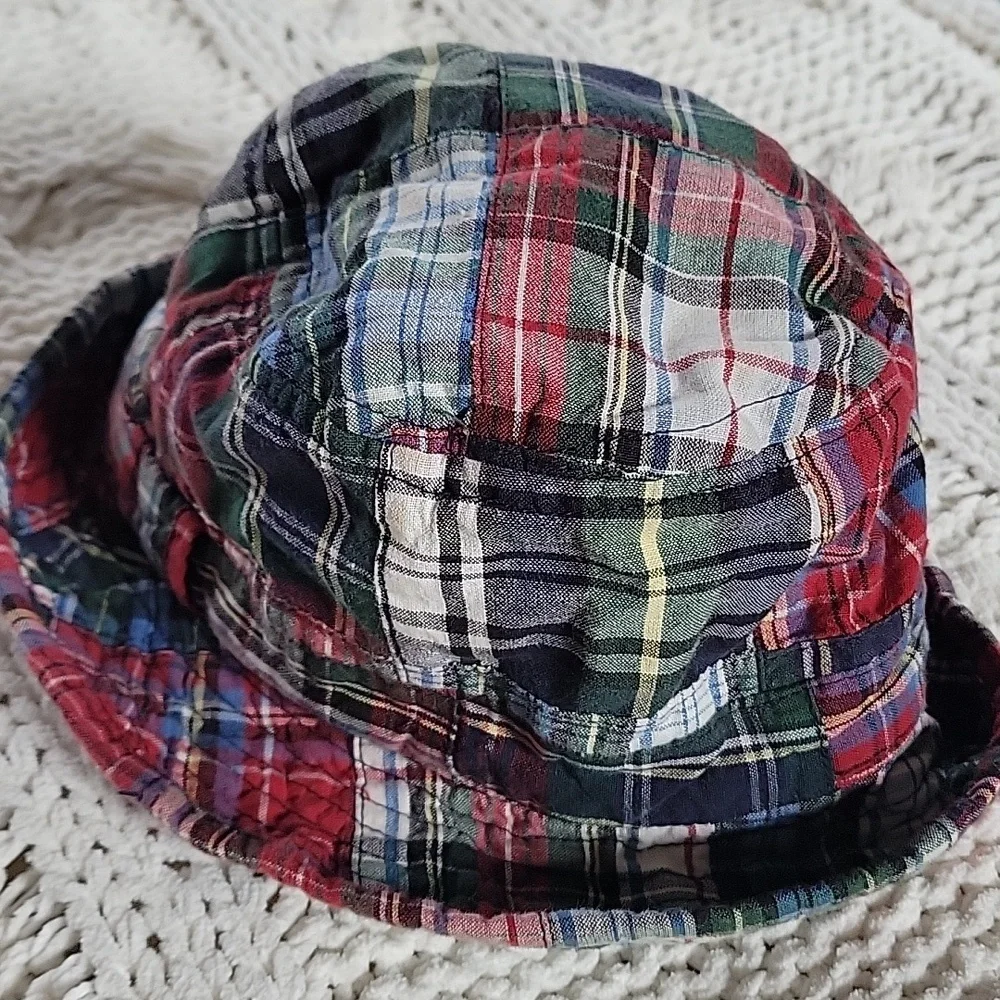Gap Plaid Bucket Hat 12-24 Months Vintage Boy Or‎ Girl